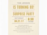 Invitations for 80th Birthday Surprise Party Big Type 80th Surprise Birthday Party Invitations 5 Quot X 7