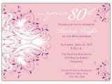 Invitations for 80th Birthday Surprise Party Free Printable Invitation for 80th Surprise Birthday Party
