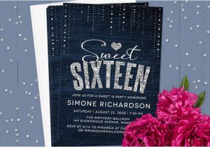 Invitations for A Sweet 16 Birthday Party Sweet 16 Invitation Wording