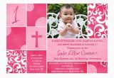 Invitations for Baptism and 1st Birthday together Free Printable First Birthday and Baptism Invitations