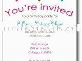 Invite to Birthday Party Wording Birthday Invites Awesome Party Invitations Wording
