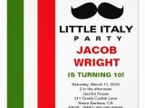 Italian Birthday Party Invitations Personalized Italian Invitations Custominvitations4u Com