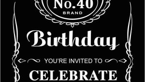 Jack Daniels Birthday Invitation Template Free Jack Daniels Birthday Digital Printable Invitation