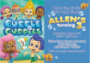 Jibjab Birthday Invitations Bubble Guppies Birthday Invites My Birthday Pinterest