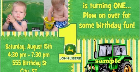 John Deere 1st Birthday Invitations John Deere 1st Birthday Invitations Dolanpedia