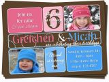 Joint Birthday Invites Joint Twin Birthday Party Photo Invitation Boy and Girl