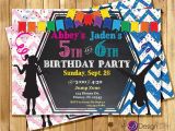 Joint Birthday Invites Kids Joint Birthday Party Invitations Boy Girl Joint Party