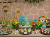 Jungle themed First Birthday Decorations A Little Boy 39 S First Jungle Safari Birthday Party