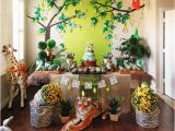 Jungle themed First Birthday Decorations Cute Boy 1st Birthday Party themes