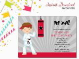 Karate Kid Birthday Invitations 48 Birthday Invitations Download