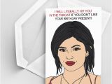 Kardashian Birthday Card Items Similar to Kylie Jenner Birthday Card Kylie Jenner