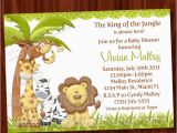 King Of the Jungle Birthday Invitations King Of the Jungle Baby Shower Invitation Printable Digital