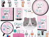 Kitty Cat Birthday Party Decorations Purr Fect Kitty Cat Birthday Party Tableware Decorations