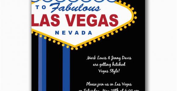 Las Vegas themed Birthday Invitations Vegas Party Invitations Oxsvitation Com