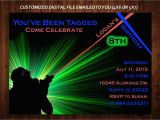 Laser Tag Birthday Invites Free Laser Tag Invitation Templates