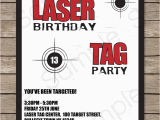 Laser Tag Birthday Invites Laser Tag Party Invitations Birthday Party