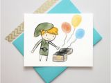 Legend Of Zelda Birthday Card Legend Of Zelda toon Link Birthday Card by Turtlessoup On Etsy