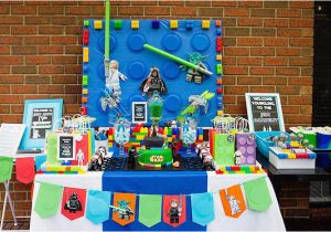 Lego Star Wars Birthday Decorations Kara 39 S Party Ideas Head Table From A Lego Star Wars