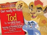 Lion Guard Birthday Party Invitations Items Similar to the Lion Guard Birthday Invitation We