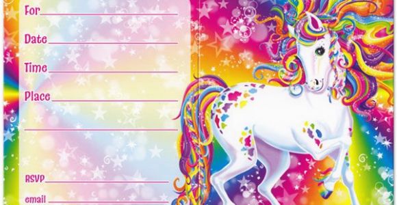 Lisa Frank Birthday Invitations Rainbow Majesty Invitations by Lisa Frank 90s Birthday