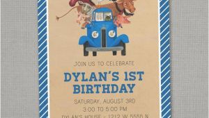 Little Blue Truck Birthday Invitations Unavailable Listing On Etsy
