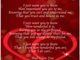 Love Poems for Birthday Girlfriend to My Girlfriend Poem Birthday Christmas Valentines Day