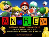 Luigi Birthday Invitations Free Printable Mario and Luigi Birthday Invitations