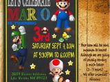 Luigi Birthday Invitations Invitations Super Mario Invitation Mario by Fiestaprintable