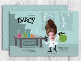 Mad Scientist Birthday Invitations Printable Scientist Chemistry Birthday Party by Picadillylime