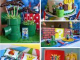 Mario Bros Birthday Decorations Kara 39 S Party Ideas Super Mario Party Planning Ideas Cake