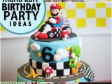 Mario Kart Birthday Decorations A Boy 39 S Mario Kart Birthday Party Spaceships and Laser Beams