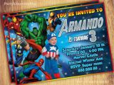 Marvel Avengers Birthday Invitations Marvel Party Invitations Cimvitation