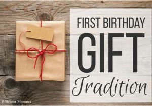 Meaningful Birthday Gifts for Him First Birthday Gift Tradition What to Get Your One Year