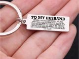 Meaningful Birthday Gifts for Husband to My Husband Keychain Products Boyfriend Gifts Diy