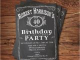 Mens 40th Birthday Invitations 40th Birthday Invitation for Men by thepaperwingcreation