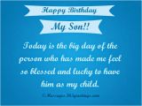 Message for son S Birthday Card All Wishes Message Greeting Card and Tex Message