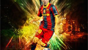 Messi Birthday Invitations Personalised Lionel Messi Birthday Card