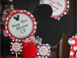 Mickey and Minnie Birthday Decorations Kara 39 S Party Ideas Mickey Minnie Mouse themed First
