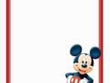 Mickey Mouse Birthday Invites Free Printable Free Mickey Mouse Invitations Template Invitations Online