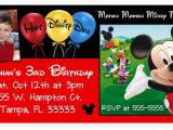 Mickey Mouse Clubhouse Custom Birthday Invitations 10 Magnetic Mickey Mouse Clubhouse Birthday Invitations