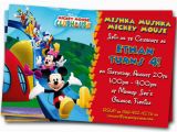 Mickey Mouse Clubhouse First Birthday Invitations Free Mickey Mouse Clubhouse 1st Birthday Invitations