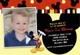 Mickey Mouse themed Birthday Invitations Mickey Mouse themed Birthday Invitations Best Party Ideas