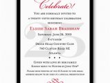 Milestone Birthday Invitation Wording Classic 25th Birthday Celebrate Milestone Invitations