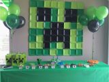 Minecraft Birthday Party Decoration Ideas Minecraft Birthday Party Ideas Printable Party Games