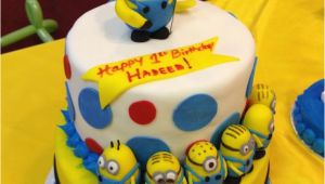 Minion Birthday Cake Decorations Minions Birthday Cake Birthday Cake Cake Ideas by