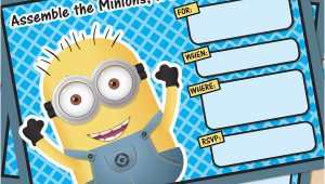 Minions Birthday Invitations Free Online Free Printable Despicable Me Minion Birthday Invitation