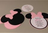 Minnie Mouse Birthday Invitations Diy Diy Minnie Mouse Invitations In Light Pink Birthday