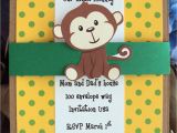 Monkey Birthday Invites Monkey Birthday Invitation Little Monkey by toocuteinvites