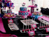Monster High Birthday Decor Monster High Birthday Party and Sixth Teen Party Cake