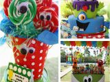 Monster themed Birthday Party Decorations Kara 39 S Party Ideas Monster Birthday Party Supplies Ideas